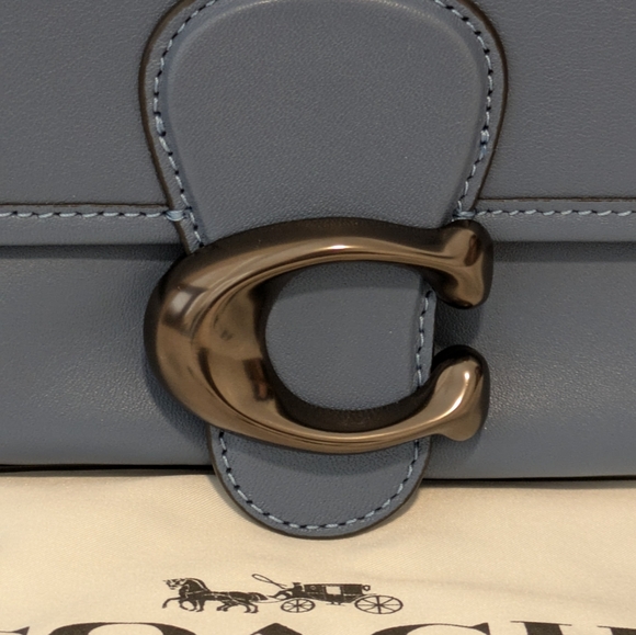 Coach Soft Tabby Shoulder Bag in Chambray (blue) - Picture 10 of 14